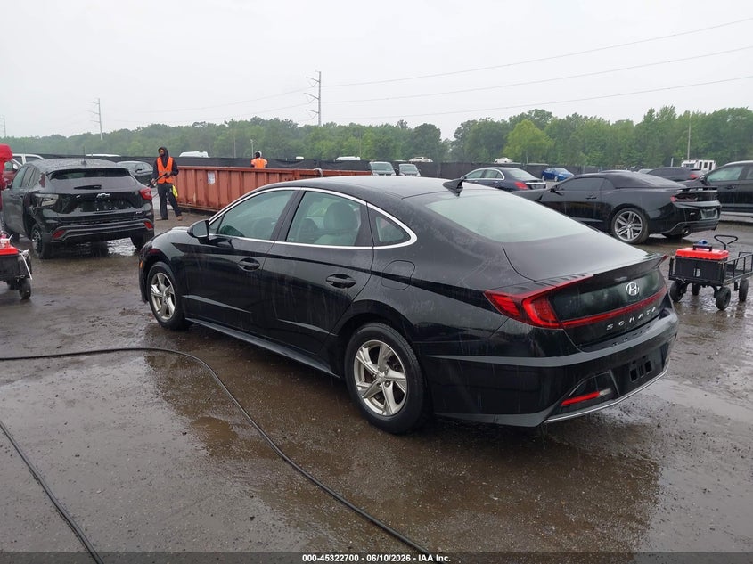 2022 Hyundai Sonata VIN 5NPEG4JA4NH141146 IAAI salvage auction — RIGHT SIDE, Salvage Title, sold $3,200 on 2026-07-15 (photo 3)