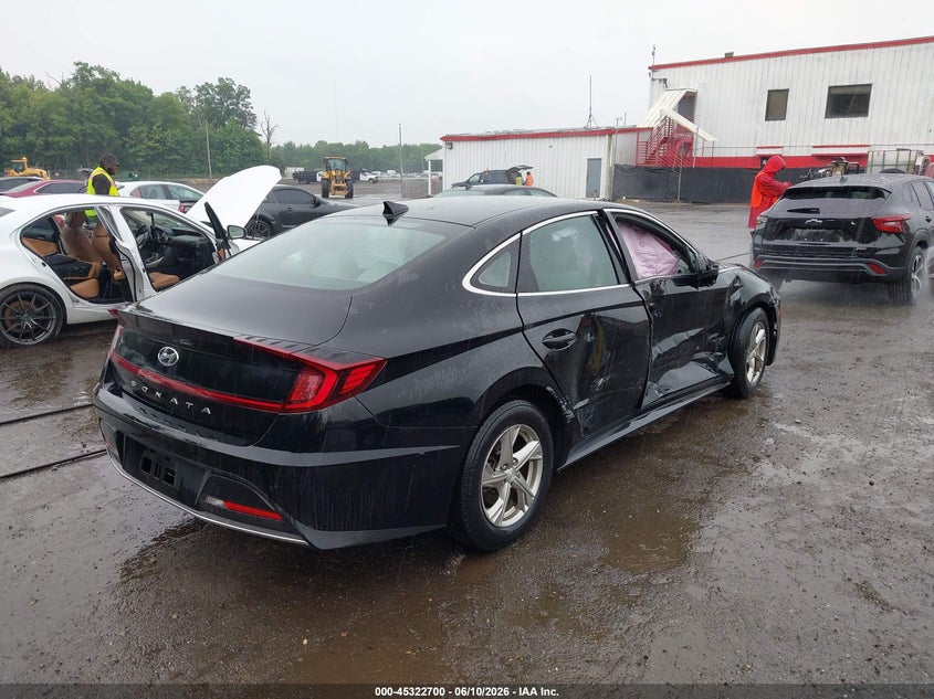 2022 Hyundai Sonata VIN 5NPEG4JA4NH141146 IAAI salvage auction — RIGHT SIDE, Salvage Title, sold $3,200 on 2026-07-15 (photo 4)