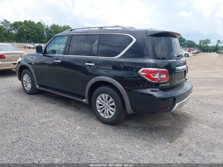 2017 Nissan Armada VIN JN8AY2NC7H9507520 IAAI salvage auction — FRONT END, Salvage (Ohio), sold $2,800 on 2026-07-13 (photo 3)