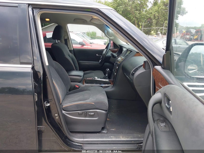 2017 Nissan Armada VIN JN8AY2NC7H9507520 IAAI salvage auction — FRONT END, Salvage (Ohio), sold $2,800 on 2026-07-13 (photo 5)