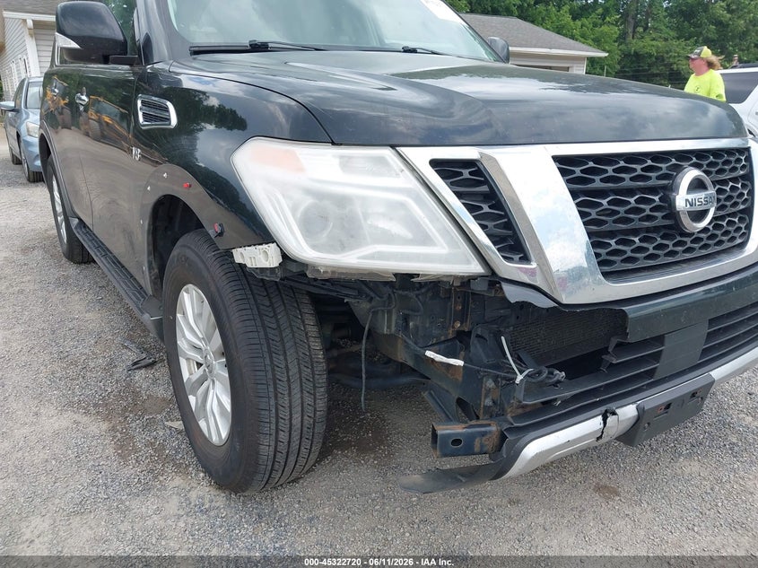 2017 Nissan Armada VIN JN8AY2NC7H9507520 IAAI salvage auction — FRONT END, Salvage (Ohio), sold $2,800 on 2026-07-13 (photo 6)