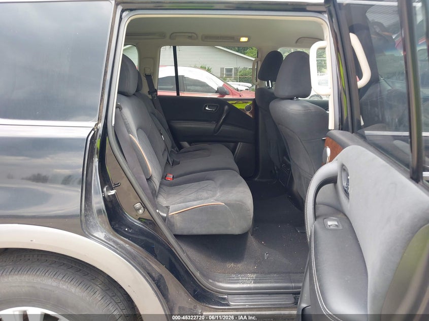 2017 Nissan Armada VIN JN8AY2NC7H9507520 IAAI salvage auction — FRONT END, Salvage (Ohio), sold $2,800 on 2026-07-13 (photo 8)