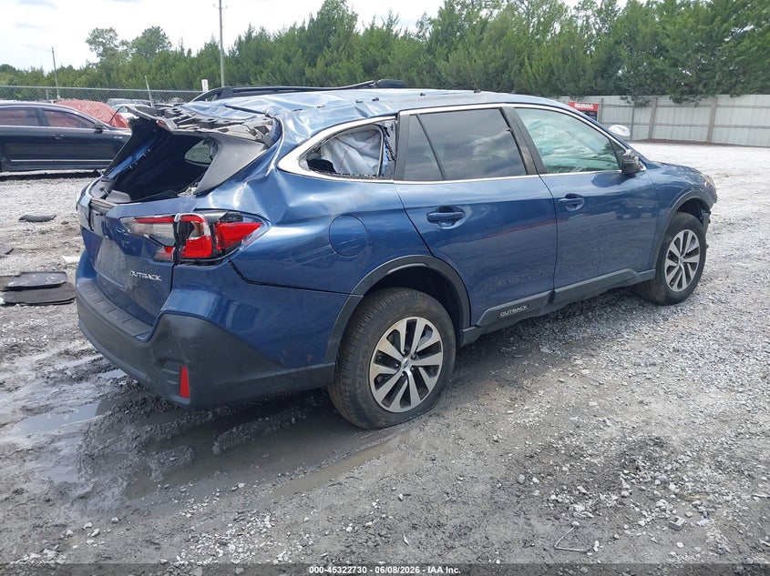 2022 Subaru Outback VIN 4S4BTADC4N3246545 IAAI salvage auction — ROLLOVER, Salvage Title, sold $1,525 on 2026-09-03 (photo 4)