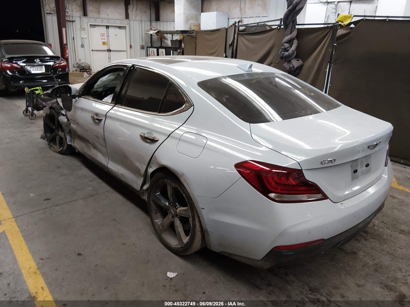 2020 Genesis G70 VIN KMTG44LA8LU045409 IAAI salvage auction — LEFT FRONT, Salvage Title, sold $2,250 on 2026-07-21 (photo 3)