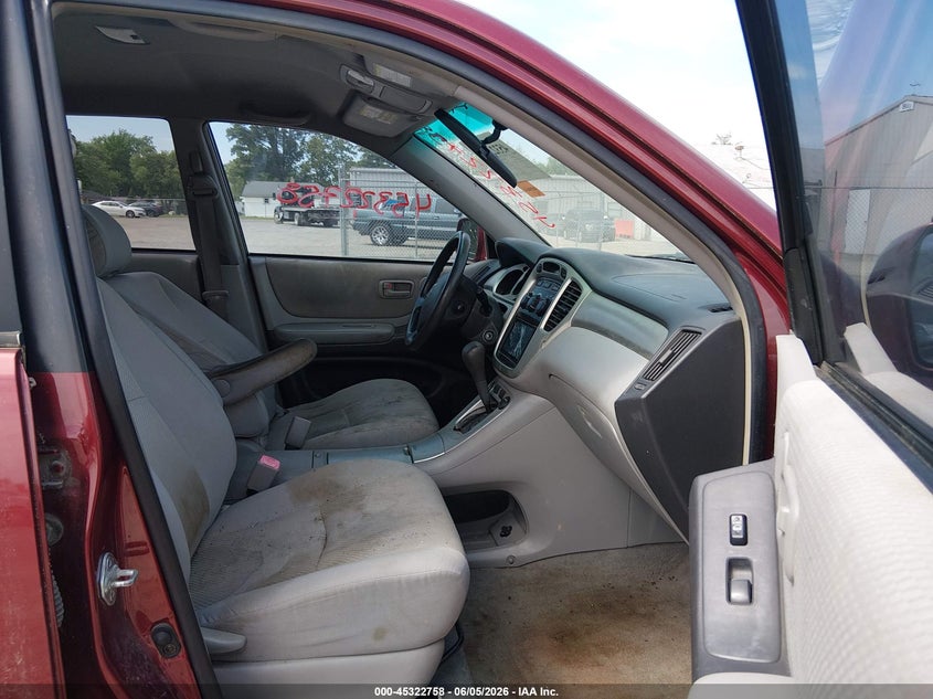 2006 Toyota Highlander VIN JTEDP21AX60096563 IAAI salvage auction — NORMAL WEAR, Original (Ohio), sold $725 on 2026-07-14 (photo 5)