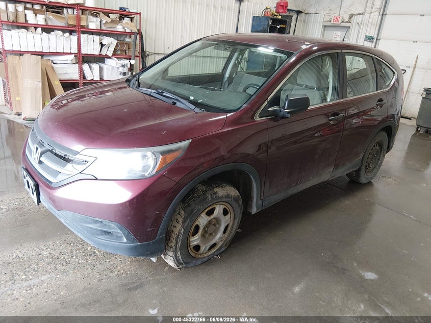 2012 Honda Cr-v VIN 5J6RM4H36CL033454 IAAI salvage auction — NORMAL WEAR, Salvage Title, sold $800 on 2026-07-24 (photo 2)