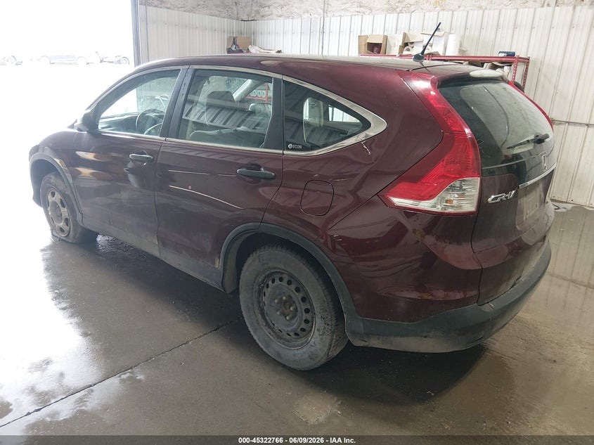 2012 Honda Cr-v VIN 5J6RM4H36CL033454 IAAI salvage auction — NORMAL WEAR, Salvage Title, sold $800 on 2026-07-24 (photo 3)