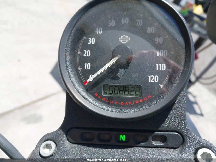 2019 Harley-davidson Iron VIN 1HD4LE239KC427030 IAAI salvage auction — REAR END, Salvage Title, sold $2,150 on 2026-07-10 (photo 7)