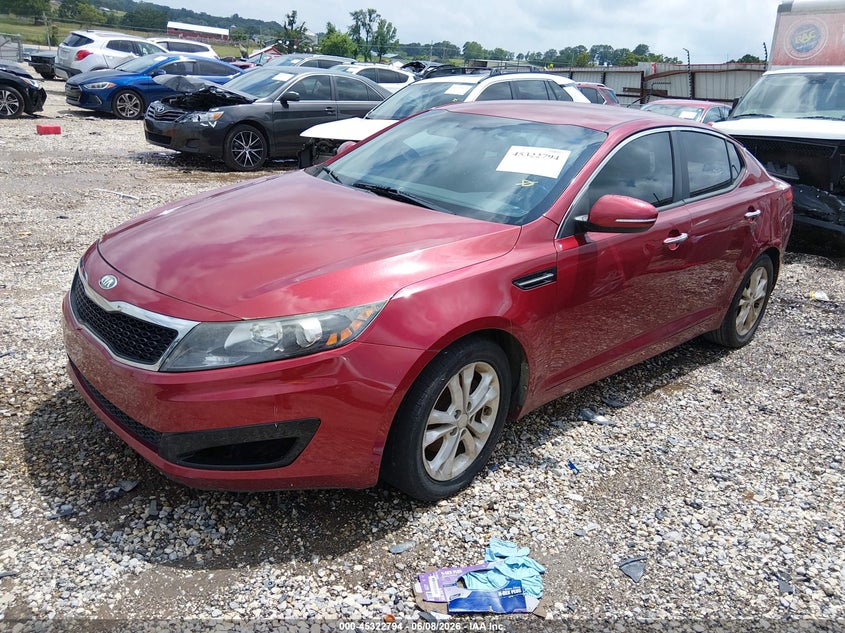 2013 Kia Optima VIN 5XXGN4A79DG118202 IAAI salvage auction — NORMAL WEAR, Clear (Oklahoma), sold $650 on 2026-07-16 (photo 2)