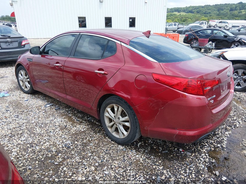 2013 Kia Optima VIN 5XXGN4A79DG118202 IAAI salvage auction — NORMAL WEAR, Clear (Oklahoma), sold $650 on 2026-07-16 (photo 3)