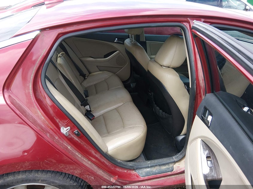 2013 Kia Optima VIN 5XXGN4A79DG118202 IAAI salvage auction — NORMAL WEAR, Clear (Oklahoma), sold $650 on 2026-07-16 (photo 8)