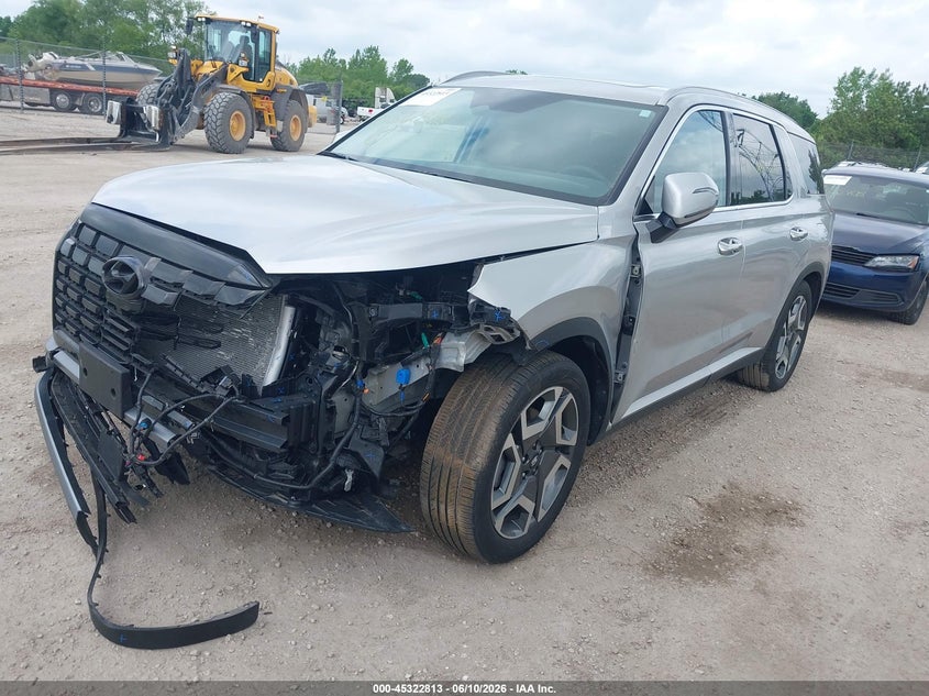 2025 Hyundai Palisade VIN KM8R4DGEXSU888798 IAAI salvage auction — LEFT FRONT, Salvage Title, sold $12,300 on 2026-07-21 (photo 2)
