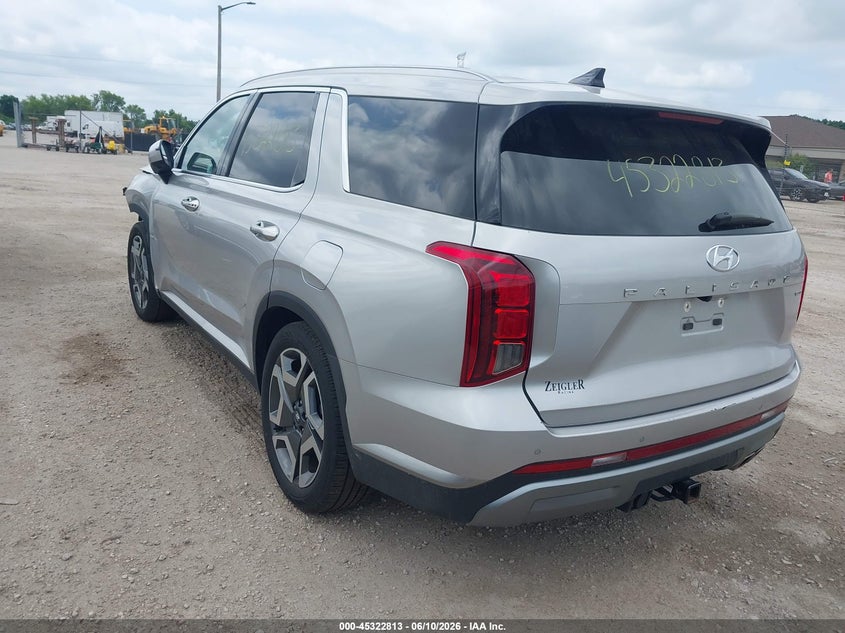 2025 Hyundai Palisade VIN KM8R4DGEXSU888798 IAAI salvage auction — LEFT FRONT, Salvage Title, sold $12,300 on 2026-07-21 (photo 3)