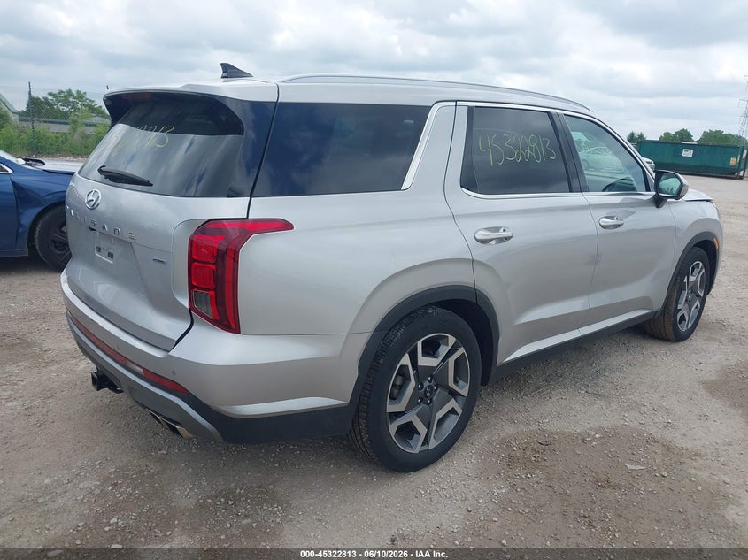 2025 Hyundai Palisade VIN KM8R4DGEXSU888798 IAAI salvage auction — LEFT FRONT, Salvage Title, sold $12,300 on 2026-07-21 (photo 4)