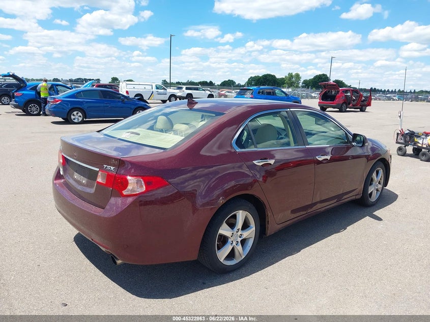 2012 Acura Tsx VIN JH4CU2F40CC020113 IAAI salvage auction — FRONT END, Salvage Title, sold $25 on 2026-07-27 (photo 4)