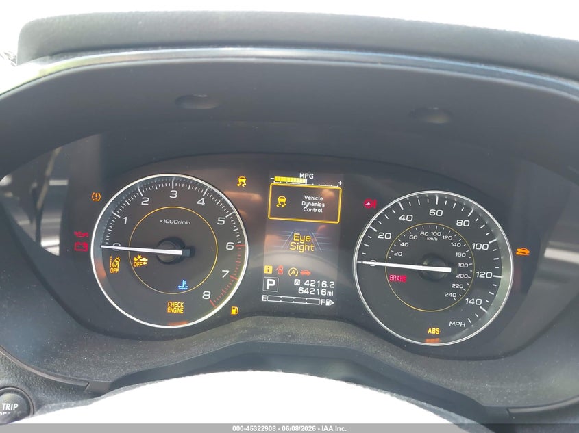 2021 Subaru Xv VIN JF2GTHSC7MH294128 IAAI salvage auction — FRONT END, Salvage Title, sold $2,100 on 2026-07-15 (photo 7)