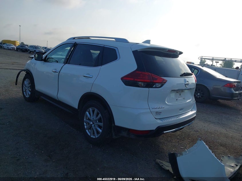 2017 Nissan Rogue VIN JN8AT2MT1HW137845 IAAI salvage auction — FRONT END, Salvage Title, sold $250 on 2026-07-15 (photo 3)