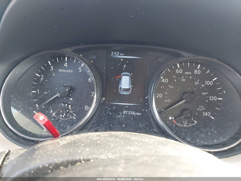 2017 Nissan Rogue VIN JN8AT2MT1HW137845 IAAI salvage auction — FRONT END, Salvage Title, sold $250 on 2026-07-15 (photo 7)