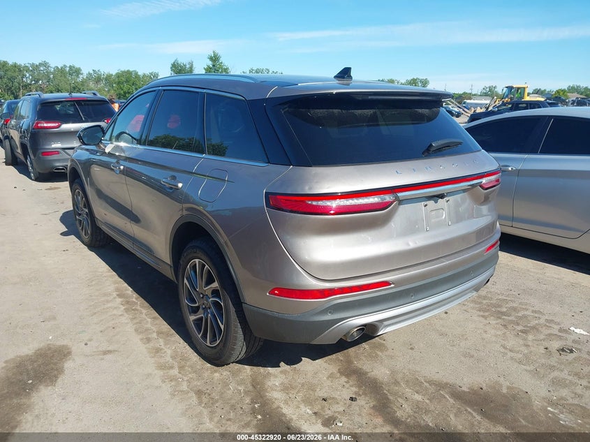 2021 Lincoln Corsair VIN 5LMCJ1D96MUL10685 IAAI salvage auction — HAIL, Salvage (Ohio), sold $9,200 on 2026-07-07 (photo 3)