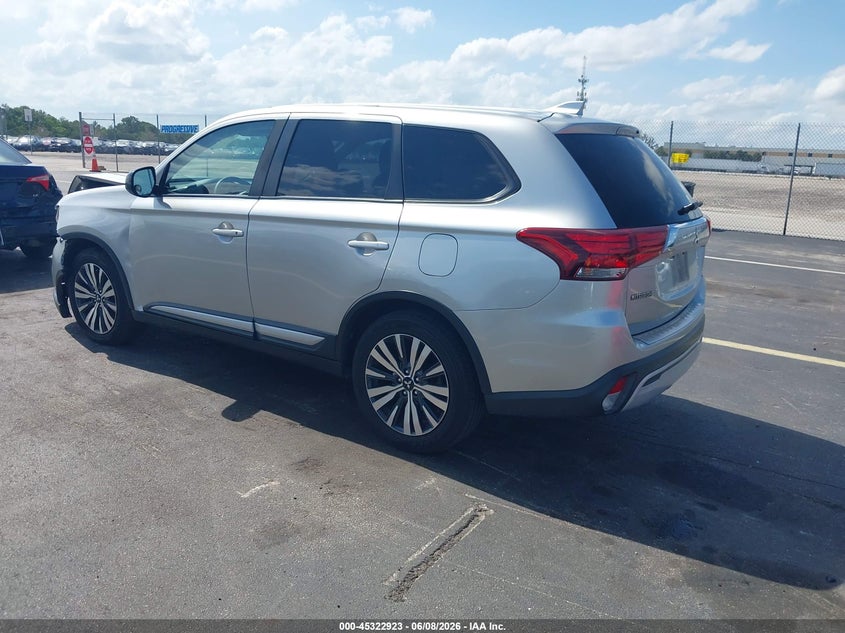 2019 Mitsubishi Outlander VIN JA4AD2A39KZ047663 IAAI salvage auction — FRONT END, Salvage Title, sold $3,100 on 2026-07-09 (photo 3)