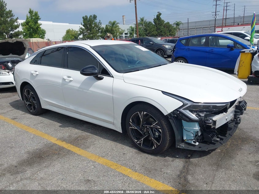 2026 Kia K5 VIN KNAG64J73T5422770 IAAI salvage auction — FRONT END, Salvage Title, sold $11,050 on 2026-07-20 (photo 1)