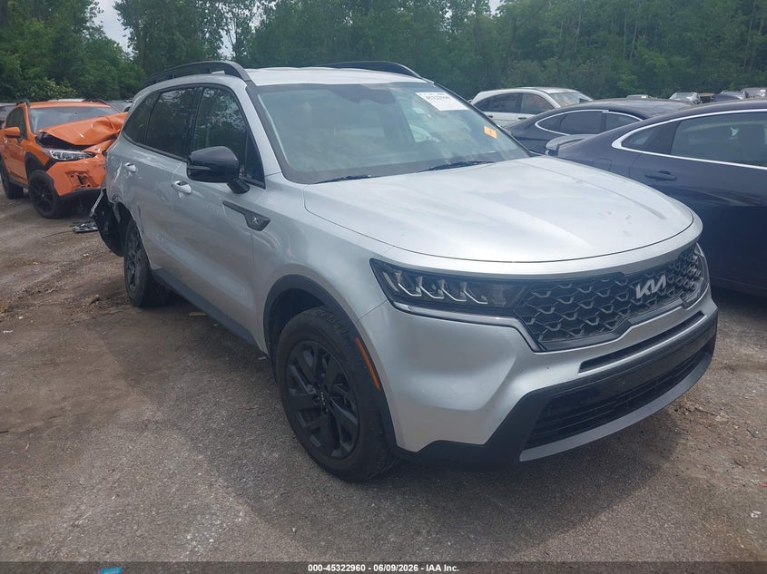 2022 Kia Sorento VIN 5XYRLDLC1NG146534 IAAI salvage auction — SIDE, Salvage Title, sold $7,300 on 2026-07-09 (photo 1)