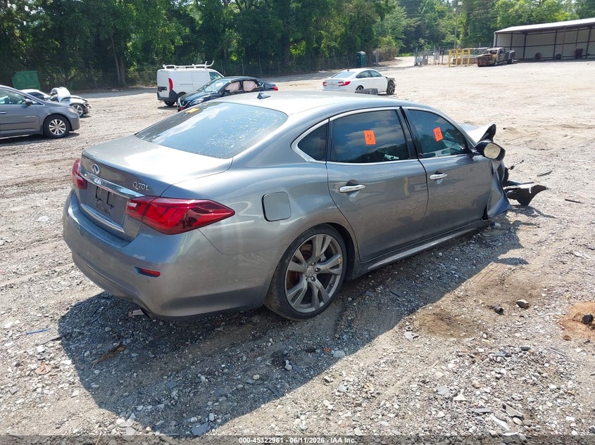 2016 Infiniti Q70 VIN JN1AY1PP2GM570058 IAAI salvage auction — BIO HAZARD, Salvage (Georgia), sold $25 on 2026-07-29 (photo 4)
