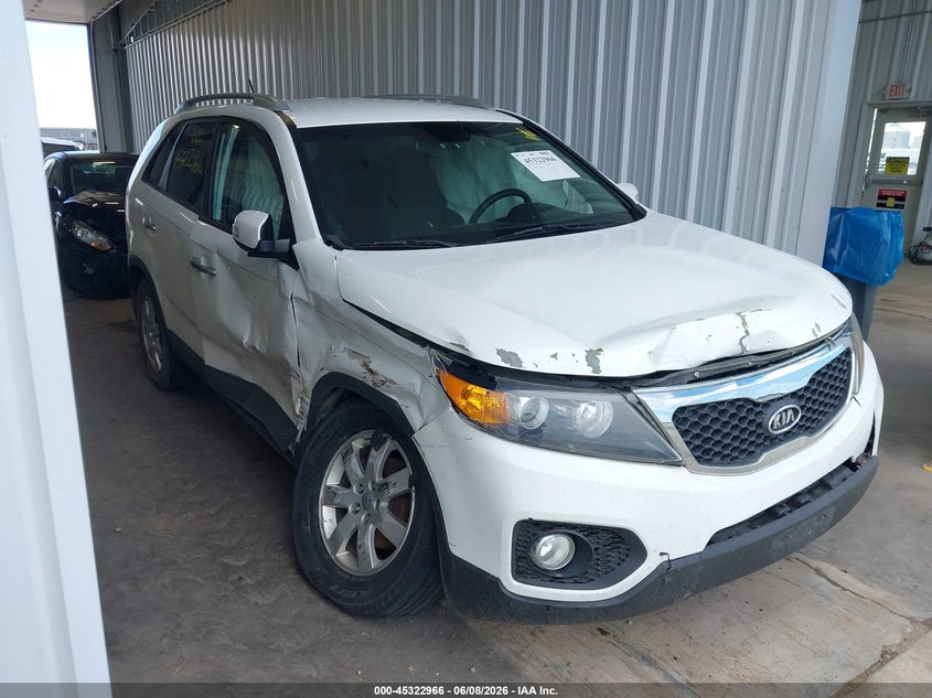 2013 Kia Sorento VIN 5XYKT3A69DG416052 IAAI salvage auction — FRONT END, Prior Salvage (Minnesota), sold $25 on 2026-07-29 (photo 1)