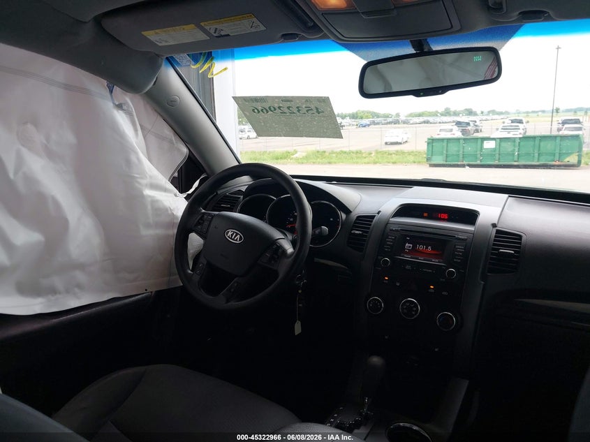 2013 Kia Sorento VIN 5XYKT3A69DG416052 IAAI salvage auction — FRONT END, Prior Salvage (Minnesota), sold $25 on 2026-07-29 (photo 5)