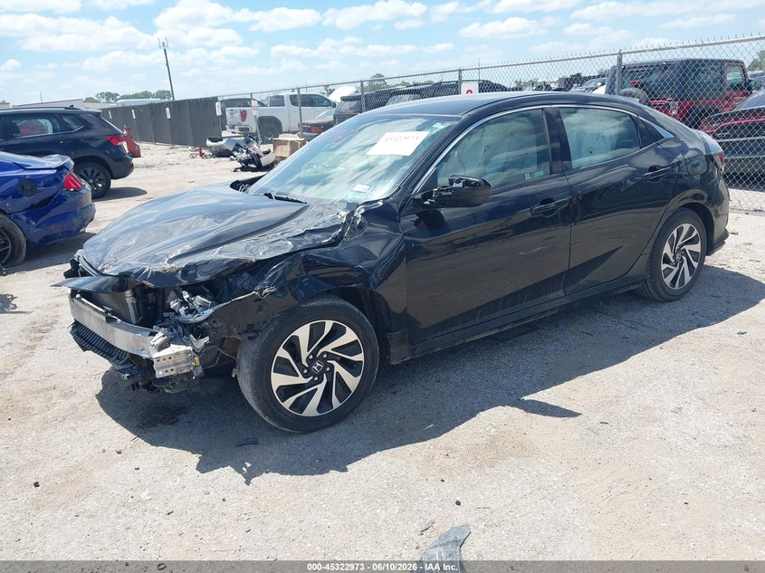 2018 Honda Civic VIN SHHFK7H23JU230894 IAAI salvage auction — FRONT END, Salvage (Texas), sold $2,100 on 2026-07-28 (photo 2)