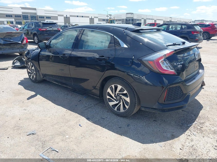 2018 Honda Civic VIN SHHFK7H23JU230894 IAAI salvage auction — FRONT END, Salvage (Texas), sold $2,100 on 2026-07-28 (photo 3)