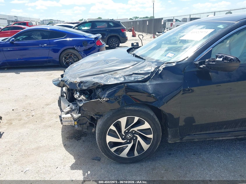 2018 Honda Civic VIN SHHFK7H23JU230894 IAAI salvage auction — FRONT END, Salvage (Texas), sold $2,100 on 2026-07-28 (photo 6)