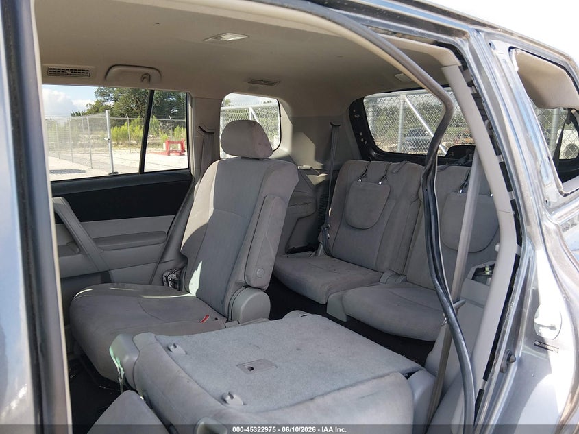 2012 Toyota Highlander VIN 5TDZK3EH9CS067943 IAAI salvage auction — REAR END, Original (Texas), sold $2,625 on 2026-07-30 (photo 8)