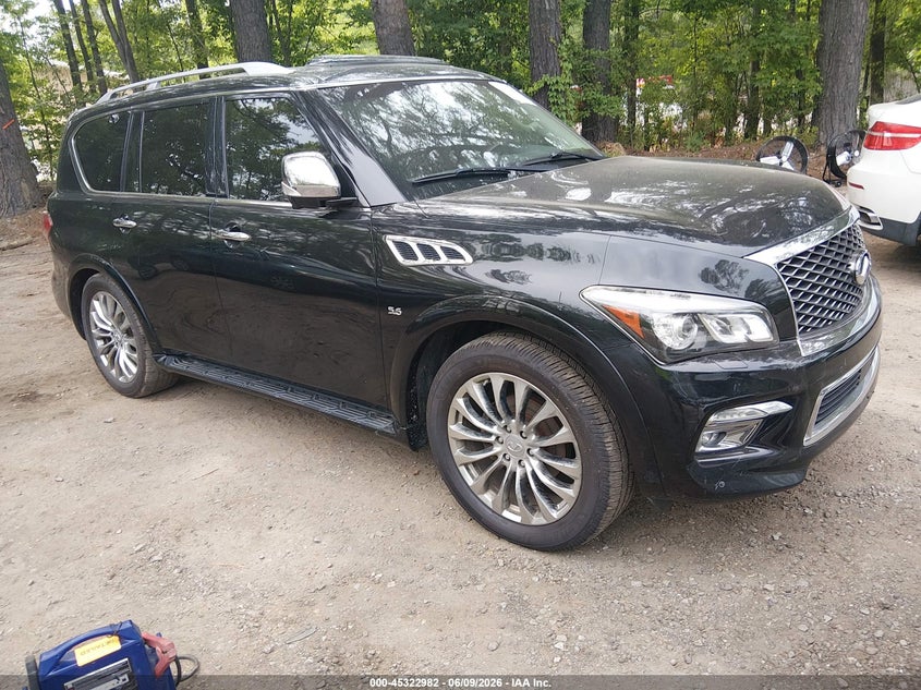 2016 Infiniti Qx80 VIN JN8AZ2NE5G9120803 IAAI salvage auction — NORMAL WEAR, Clear (Virginia), sold $2,050 on 2026-07-21 (photo 1)
