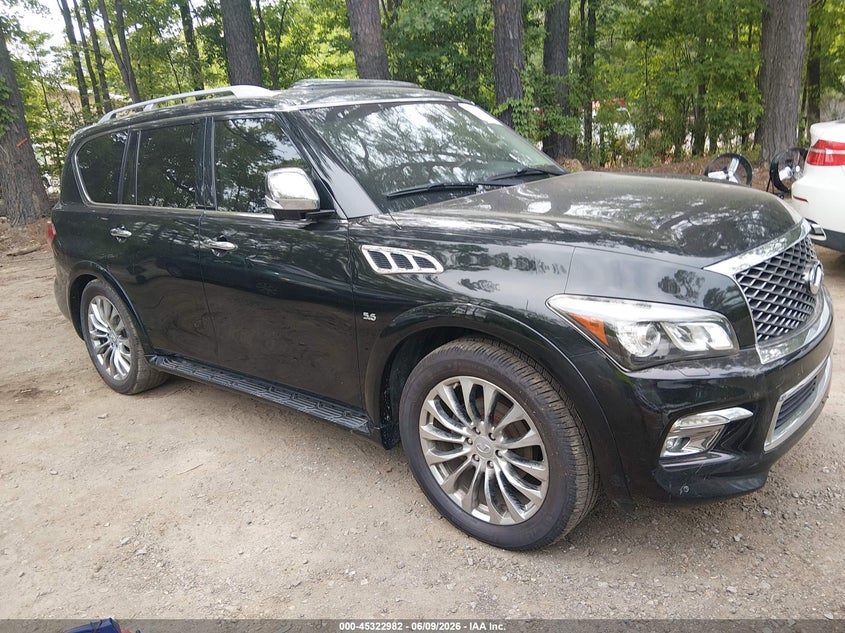 2016 Infiniti Qx80 VIN JN8AZ2NE5G9120803 IAAI salvage auction — NORMAL WEAR, Clear (Virginia), sold $2,050 on 2026-07-21 (photo 6)