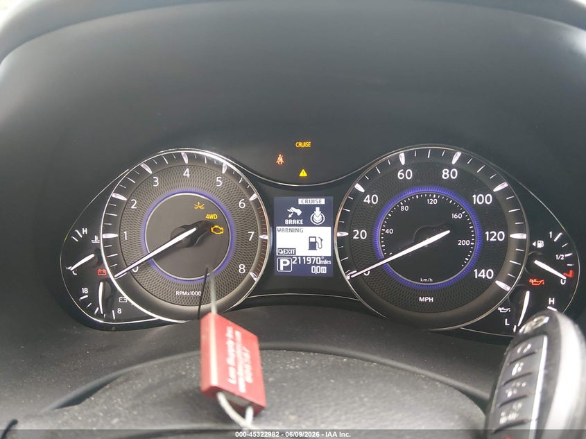 2016 Infiniti Qx80 VIN JN8AZ2NE5G9120803 IAAI salvage auction — NORMAL WEAR, Clear (Virginia), sold $2,050 on 2026-07-21 (photo 7)