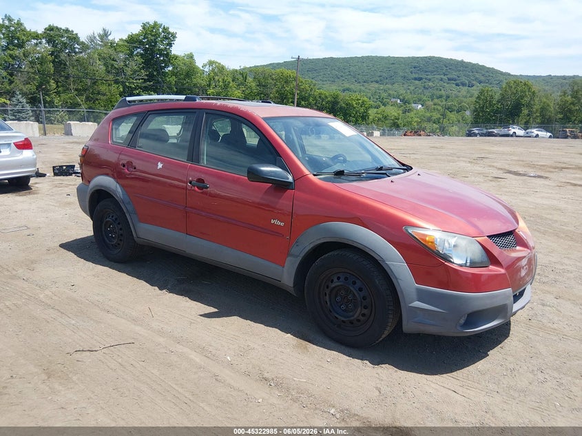 2003 Pontiac Vibe VIN 5Y2SM648X3Z420445 IAAI salvage auction — NORMAL WEAR, Salvage (Texas), sold $625 on 2026-07-24 (photo 1)