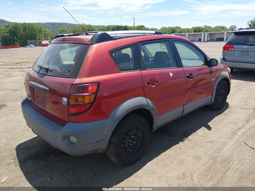 2003 Pontiac Vibe VIN 5Y2SM648X3Z420445 IAAI salvage auction — NORMAL WEAR, Salvage (Texas), sold $625 on 2026-07-24 (photo 4)