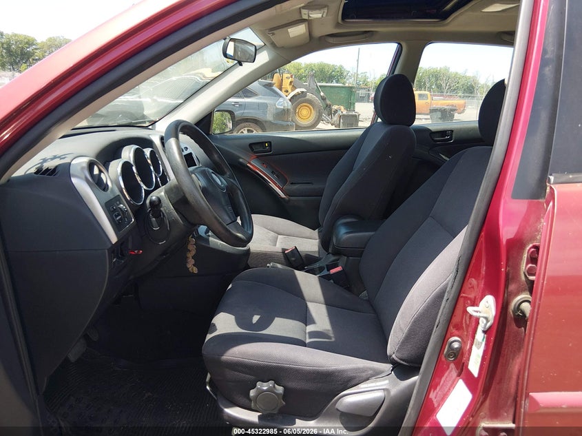 2003 Pontiac Vibe VIN 5Y2SM648X3Z420445 IAAI salvage auction — NORMAL WEAR, Salvage (Texas), sold $625 on 2026-07-24 (photo 5)