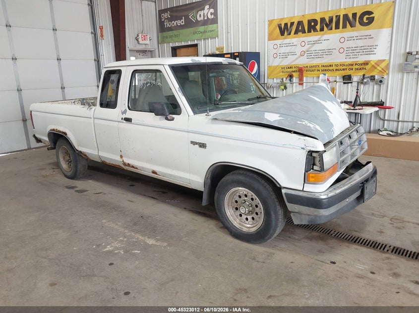 1991 Ford Ranger VIN 1FTCR14U6MPA20420 IAAI salvage auction — FRONT END, Salvage (North Dakota), sold $25 on 2026-07-09 (photo 1)