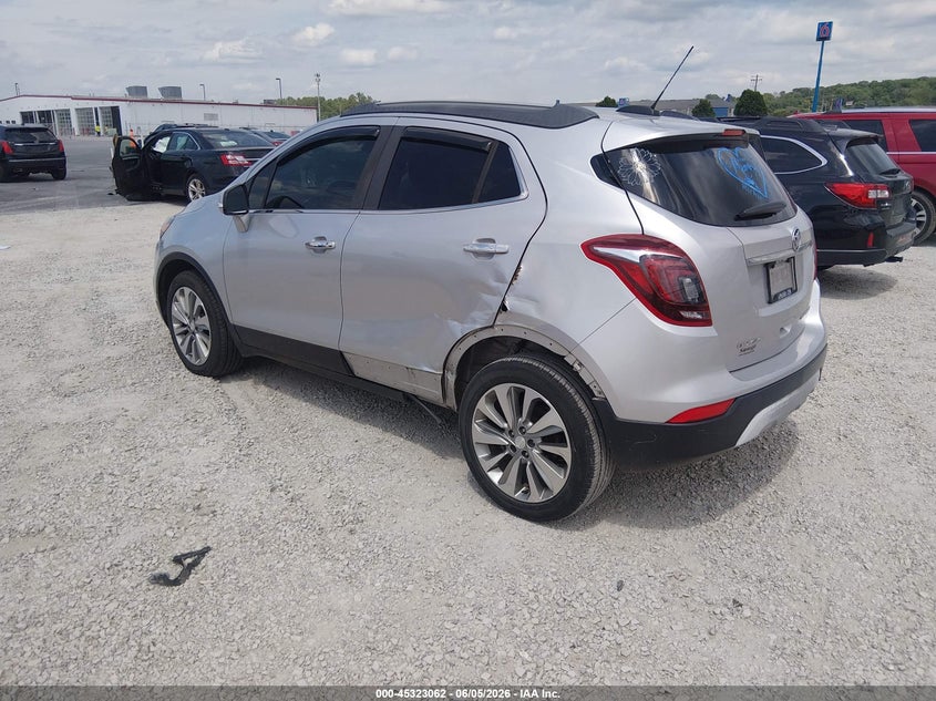 2017 Buick Encore VIN KL4CJASB2HB105647 IAAI salvage auction — LEFT REAR, Salvage Title, sold $1,600 on 2026-07-28 (photo 3)