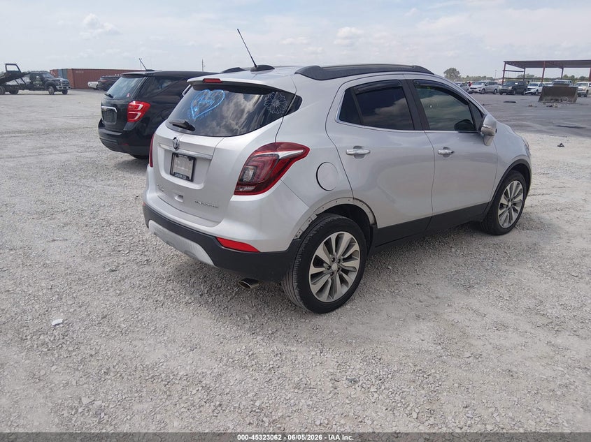 2017 Buick Encore VIN KL4CJASB2HB105647 IAAI salvage auction — LEFT REAR, Salvage Title, sold $1,600 on 2026-07-28 (photo 4)