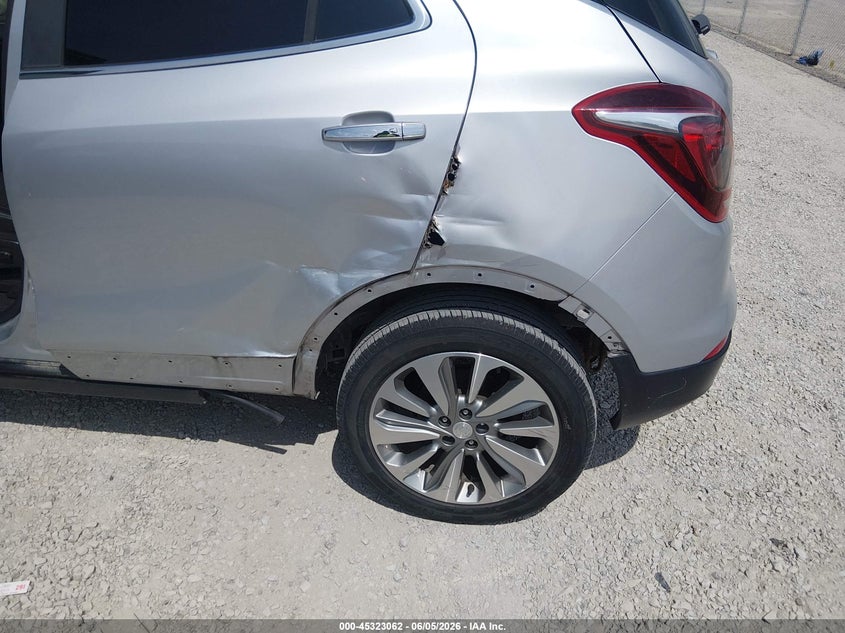 2017 Buick Encore VIN KL4CJASB2HB105647 IAAI salvage auction — LEFT REAR, Salvage Title, sold $1,600 on 2026-07-28 (photo 6)