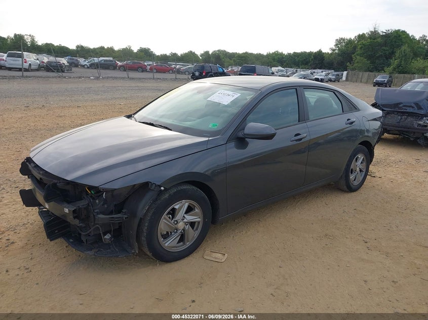 2024 Hyundai Elantra VIN KMHLL4DG8RU662428 IAAI salvage auction — FRONT END, Salvage Title, sold $3,850 on 2026-07-13 (photo 2)