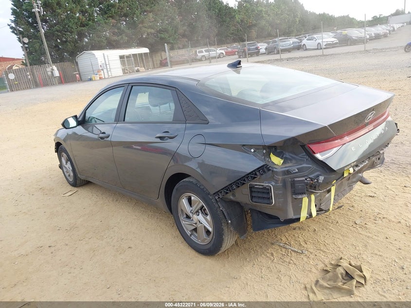 2024 Hyundai Elantra VIN KMHLL4DG8RU662428 IAAI salvage auction — FRONT END, Salvage Title, sold $3,850 on 2026-07-13 (photo 3)