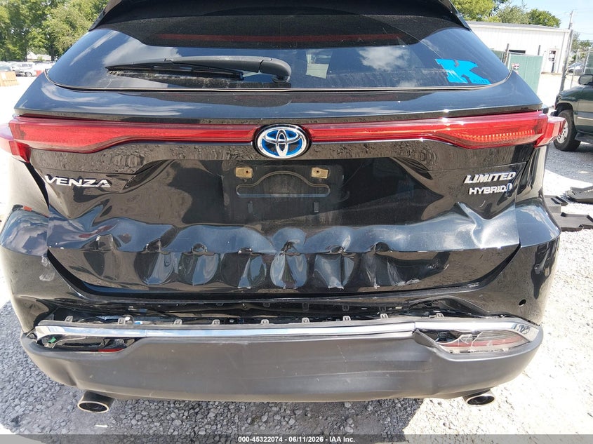 2021 Toyota Venza VIN JTEAAAAH2MJ041477 IAAI salvage auction — REAR END, Salvage (Kentucky), sold $25 on 2026-07-29 (photo 6)