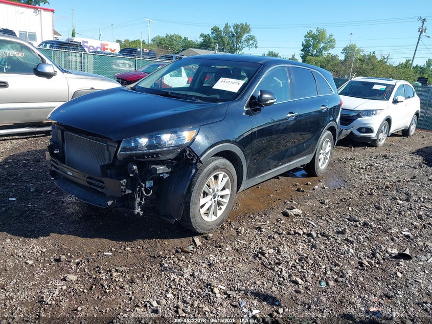 2020 Kia Sorento VIN 5XYPG4A36LG670760 IAAI salvage auction — FRONT END, Salvage Title, sold $3,750 on 2026-07-31 (photo 2)