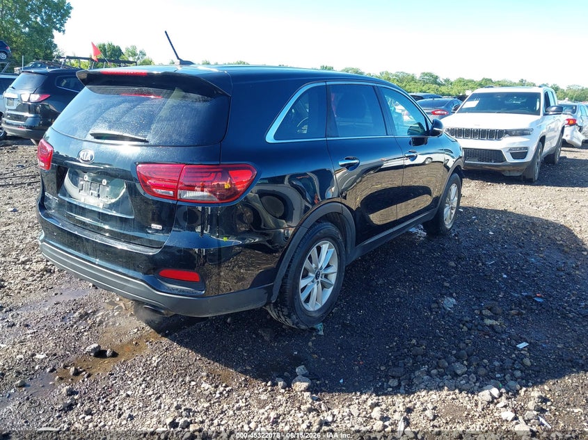 2020 Kia Sorento VIN 5XYPG4A36LG670760 IAAI salvage auction — FRONT END, Salvage Title, sold $3,750 on 2026-07-31 (photo 4)