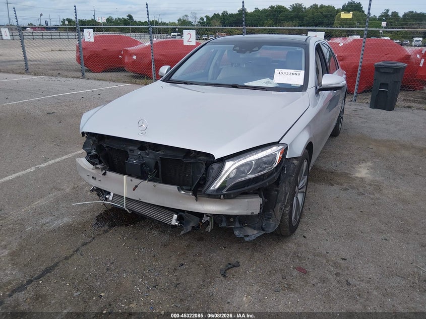 2015 Mercedes-benz S-klasse VIN WDDUG8CB5FA103965 IAAI salvage auction — FRONT END, Salvage Title, sold $6,650 on 2026-07-06 (photo 2)