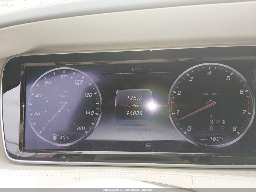2015 Mercedes-benz S-klasse VIN WDDUG8CB5FA103965 IAAI salvage auction — FRONT END, Salvage Title, sold $6,650 on 2026-07-06 (photo 7)